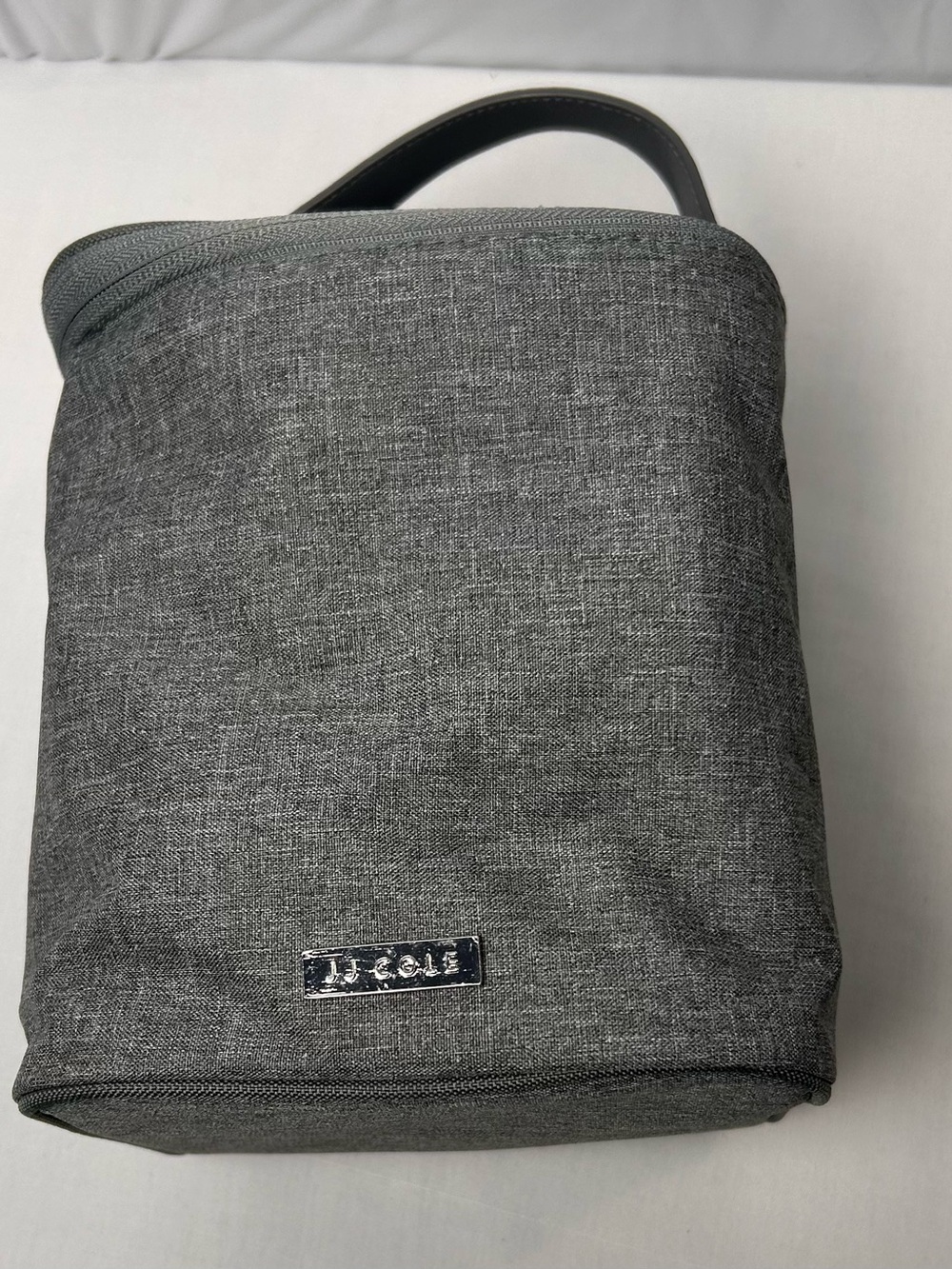 JJ Cole Gray Insulated Bottle Cooler with Top Handle